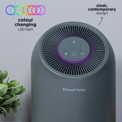 Russell Hobbs Clean Air Compact Air Purifier with Touch Control Grey -russell hobbs Sales rhap1001g lifestyle 2000px 04