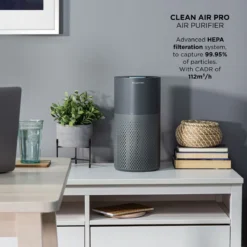 Russell Hobbs Clean Pro Air Purifier in Grey with H13 HEPA Filter -russell hobbs Sales rhap2001g lifestyle 2000px 01