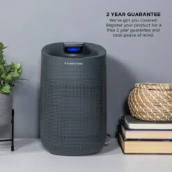 Russell Hobbs 1L Fresh Air Pro Compact 2 in 1 Grey Dehumidifier & Air Purifier -russell hobbs Sales rhdh1101g lifestyle 2000px 05