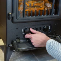 Russell Hobbs 1.85KW Black Electric Stove Fire -russell hobbs Sales rhefstv1002b lifestyle 4