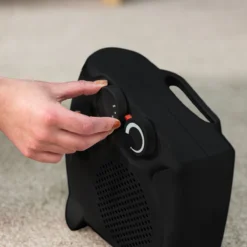 Russell Hobbs 2kW Black Portable Horizontal or Vertical Fan Heater -russell hobbs Sales rhfh1005b feature 3s