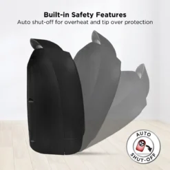 Russell Hobbs 1.5kW Ceramic Black Portable Upright Fan Heater -russell hobbs Sales rhfh1006b lifestyle 02