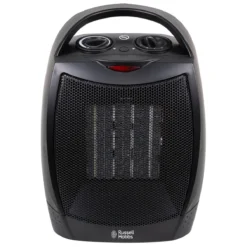Russell Hobbs 1.5kW Ceramic Black Portable Upright Fan Heater