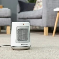 Russell Hobbs 2kW Oscillating Ceramic Electric Fan Heater in White -russell hobbs Sales rhfh1008 lifestyle 2s
