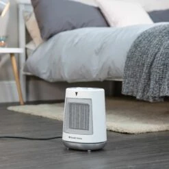 Russell Hobbs 2kW Oscillating Ceramic Electric Fan Heater in White -russell hobbs Sales rhfh1008 lifestyle 5s
