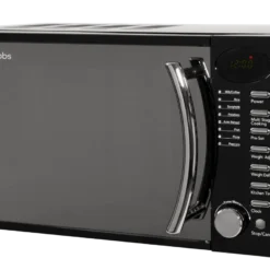 Legacy 17 Litre Black Digital Microwave With Chrome Handle
