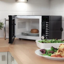 Legacy 17 Litre Black Digital Microwave With Chrome Handle -russell hobbs Sales rhm1714bc high 5