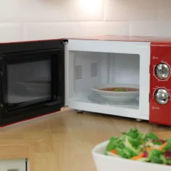 Classic Red 17 Litre Manual Microwave -russell hobbs Sales rhmm701r features 2
