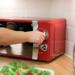 Classic Red 17 Litre Manual Microwave -russell hobbs Sales rhmm701r features 4