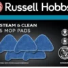 Russell Hobbs Pack of 5 Steam Mop Pads for RHSM1001-G Steam & Clean Mop -russell hobbs Sales rhpad1001g image